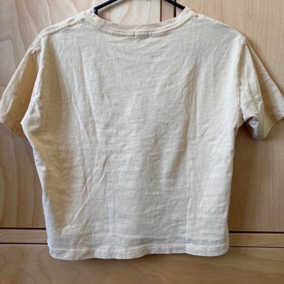 Cute yellow short tee from Garage - Picture 3 of 4